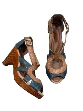 Miz Mooz Petra Leather Platform Heels